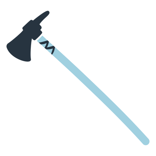 Ilustração de machado de doodle azul Desenho PNG