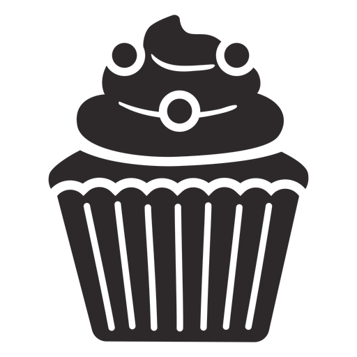 Cupcake Candy Strudel Belag PNG-Design