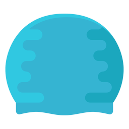 Gorro de piscina de buceo plano Diseño PNG