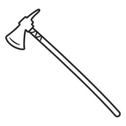Doodle Axthub PNG-Design