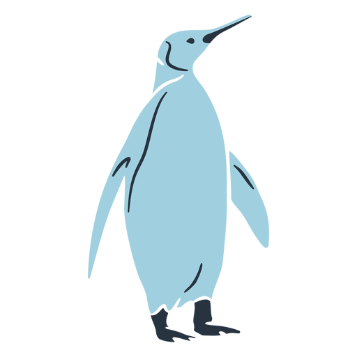 Ilustração de pinguim doodle