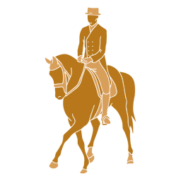 Equestrian side pass left PNG Design