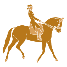 Equestrian walking PNG Design