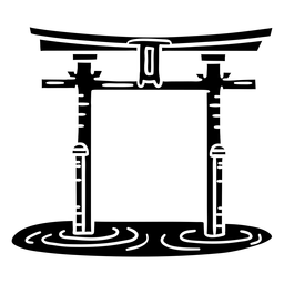 Japan gate troii Desenho PNG