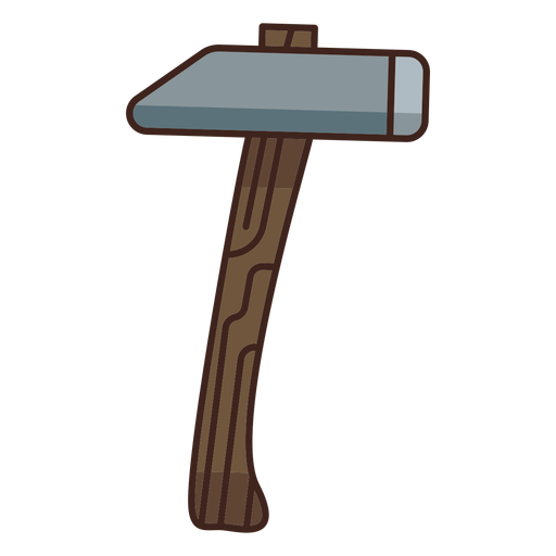 Holzfäller Hammer Symbol PNG-Design
