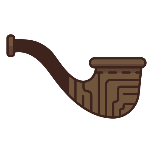 Lumberjack wooden pipe icon