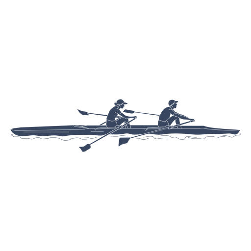 Rowing pair right PNG Design