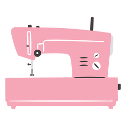 Sewing machine modern electric flat Transparent PNG