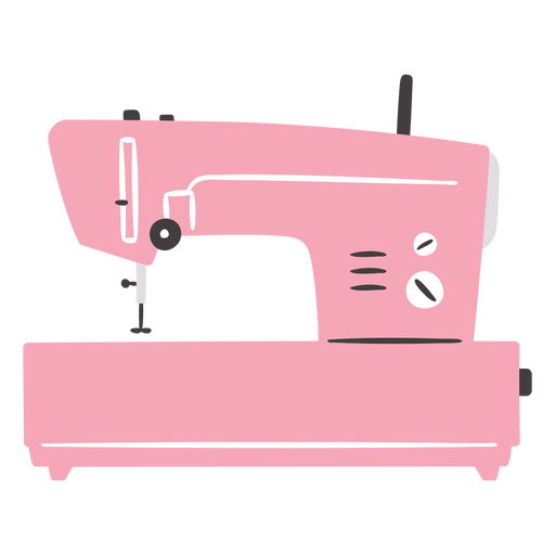 Sewing machine modern electric flat PNG Design