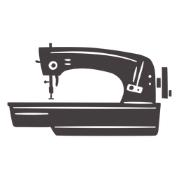 Máquina de coser moderna manual elegante Diseño PNG