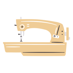 Máquina de costura manual moderna e elegante plana Desenho PNG Transparent PNG