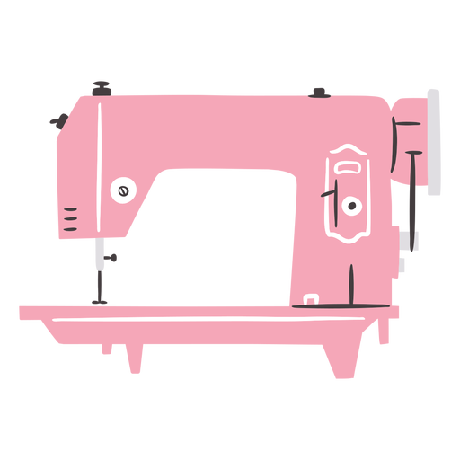 Sewing machine vintage flat PNG Design