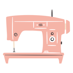 Máquina de costura vintage plana elétrica Transparent PNG