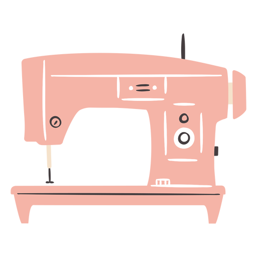 Sewing machine vintage electric flat PNG Design