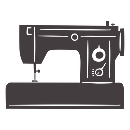 Máquina de costura vintage manual Transparent PNG