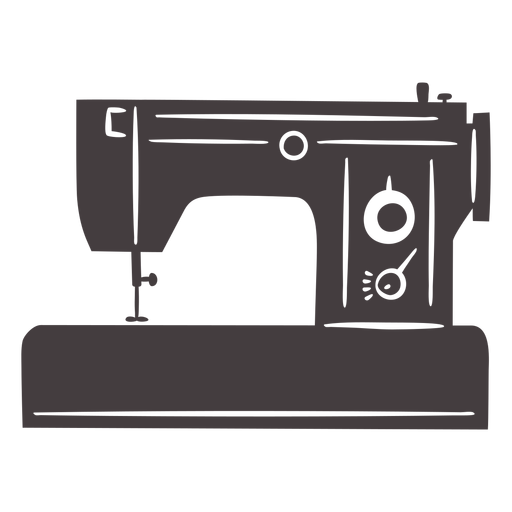 Máquina de coser manual vintage Diseño PNG
