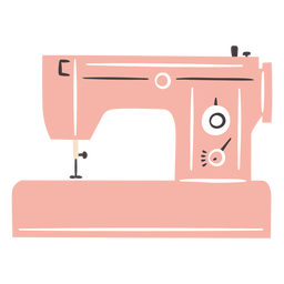Máquina de costura vintage manual plana