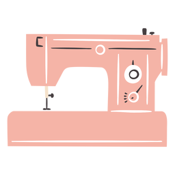 Nähmaschine Vintage manuelle Wohnung PNG-Design