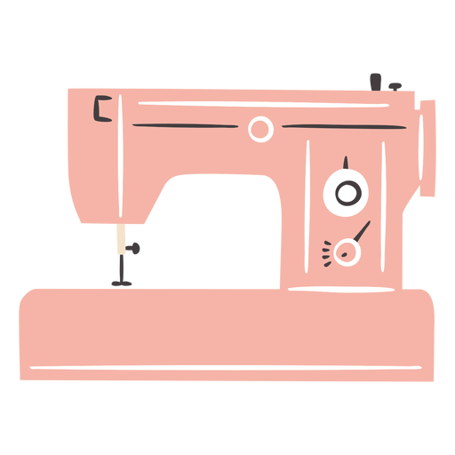 M?quina de coser vintage manual plana Diseño PNG