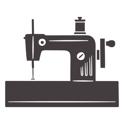 M?quina de coser carrete manual vintage Diseño PNG