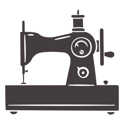 Sewing machine vintage manual small PNG Design