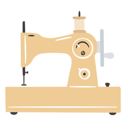 Máquina de costura vintage manual pequena plana Transparent PNG