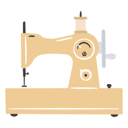 Nähmaschine Vintage Handbuch kleine Wohnung PNG-Design