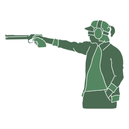 Pistola de dama de tiro Diseño PNG