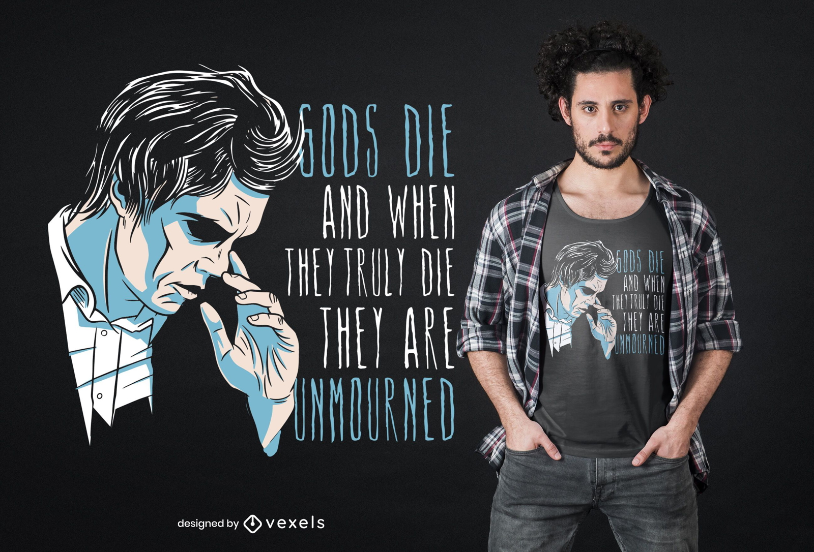 Gods die t-shirt design