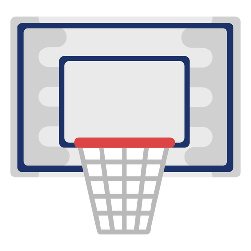 Canasta de baloncesto plana Diseño PNG