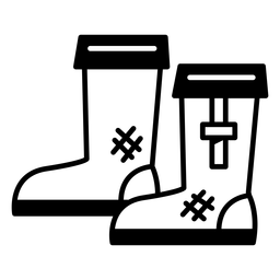 Curso de botas de fazenda Desenho PNG