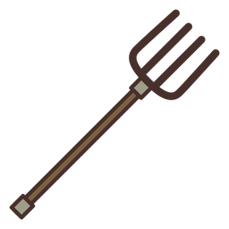 Ícone de garfo de fazenda Desenho PNG