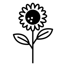 Bauernhof Sonnenblumenstrich PNG-Design