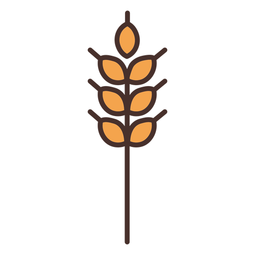 Farm wheat icon wheat PNG Design
