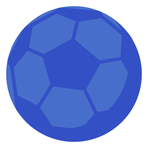 Football ball flat PNG Design