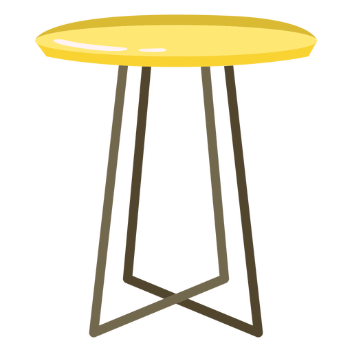 Furniture pop art stool high flat PNG Design