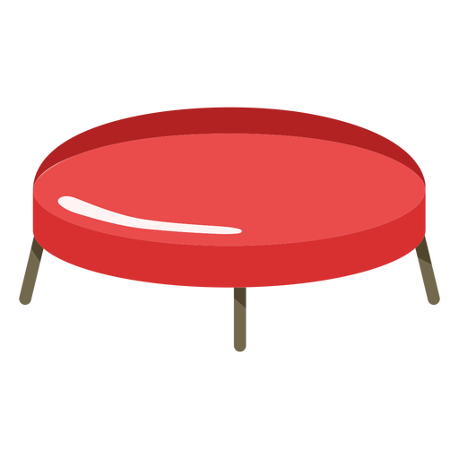 Furniture pop art stool low flat