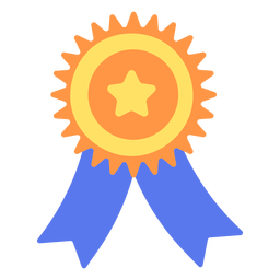 Emblema de graduação plano Desenho PNG