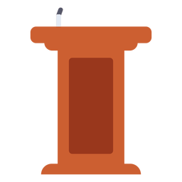 Podio de graduación plano Diseño PNG