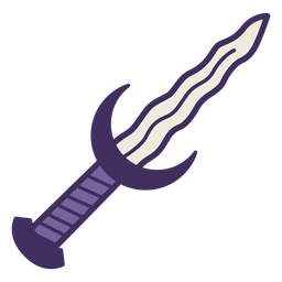 Icono de cuchillo mágico Diseño PNG