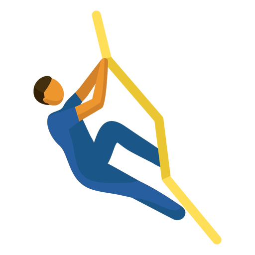 Olympic sport pictogram climbing flat Transparent PNG & SVG vector file