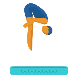 Mergulho esporte pictograma mergulho plano Transparent PNG