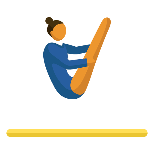 Download Olympic Sport Pictogram Gymnastics Flat Transparent Png Svg Vector File