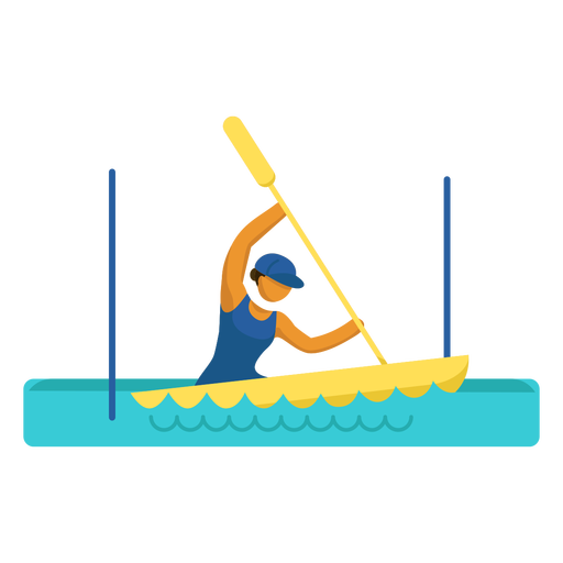 Woman rowing sport