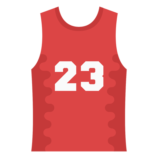 Sports jersey flat PNG Design