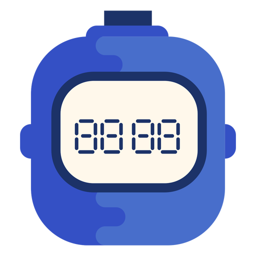 Sports stopwatch flat PNG Design