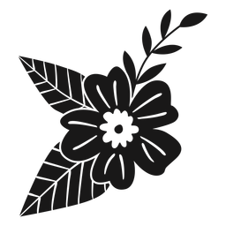 Rama de flor de primavera Diseño PNG