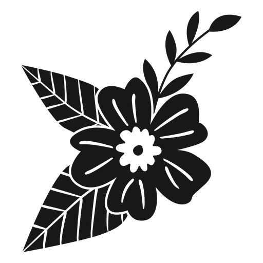 Frühlingsblumenzweig PNG-Design