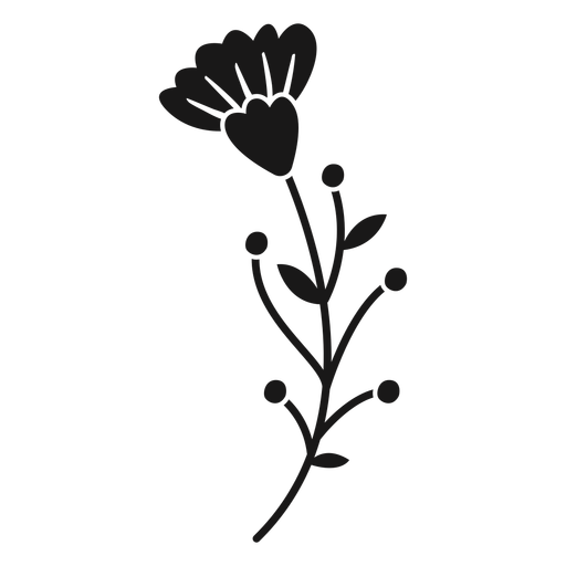 Frühlingsblütenknospen Blätter mehrfach PNG-Design