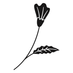 Hoja de flor de primavera pequeña Diseño PNG